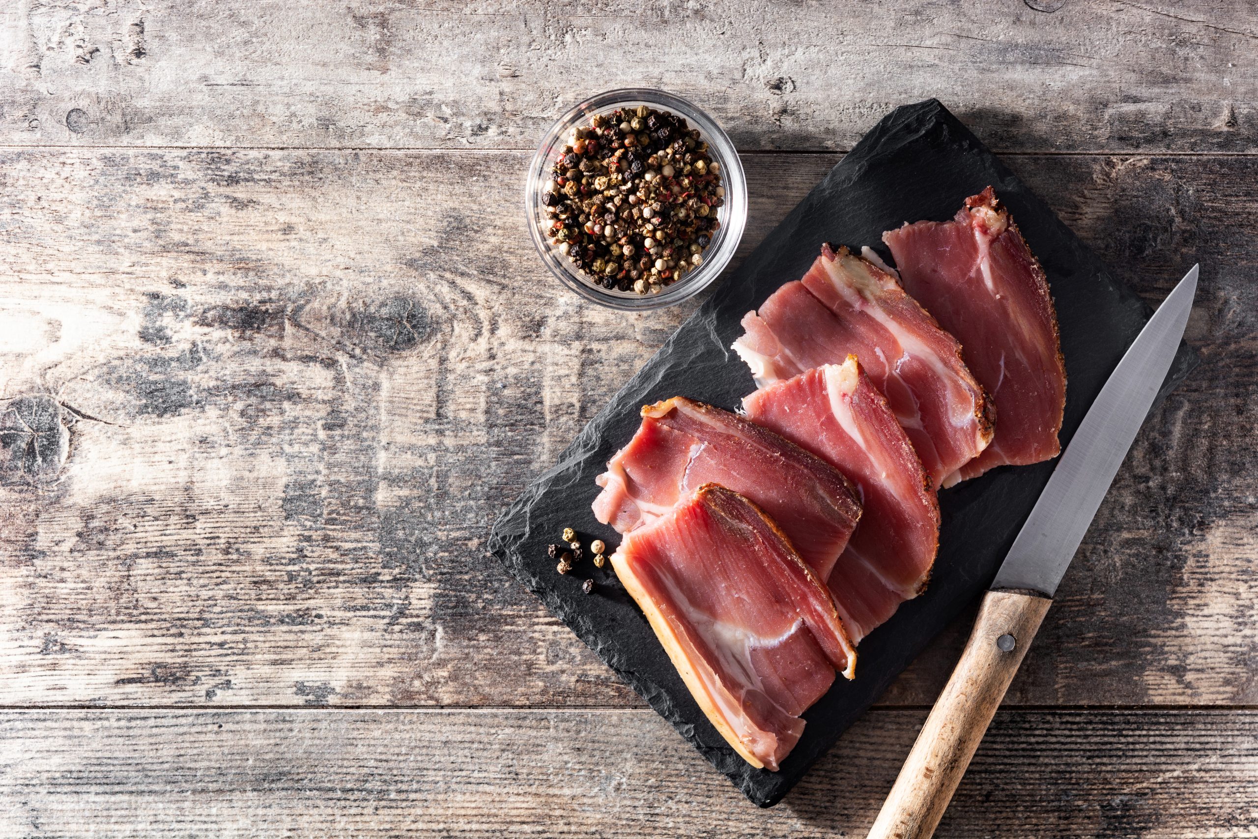 Speck für die Brettljausn